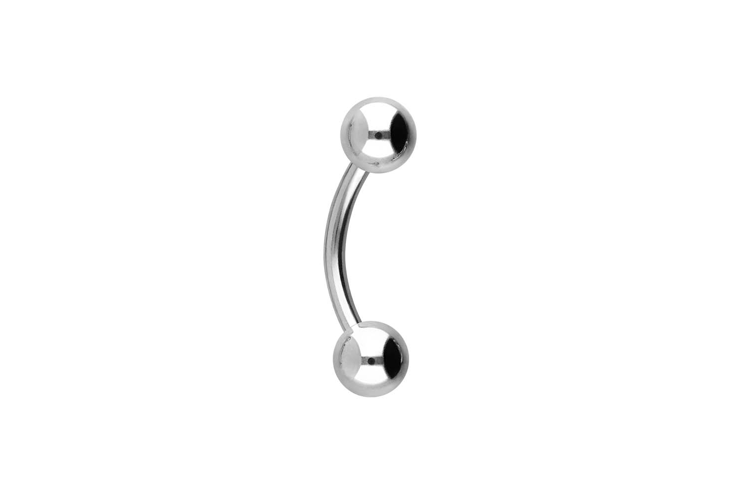 Chirurgenstahl Piercing Banane